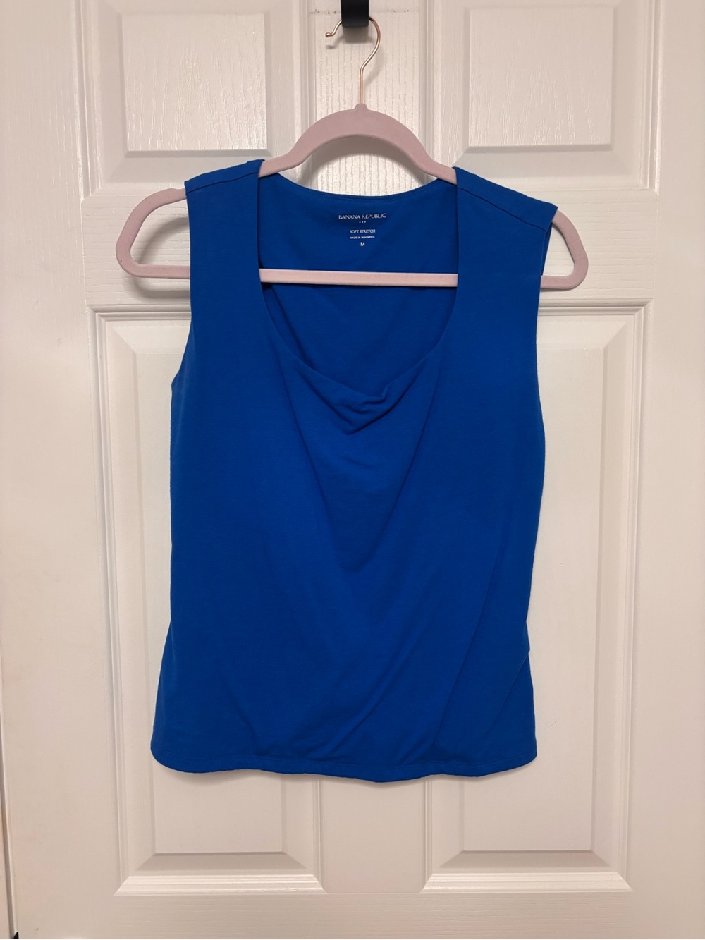 Banana Republic Sleeveless Scoop Tank Top - Blue